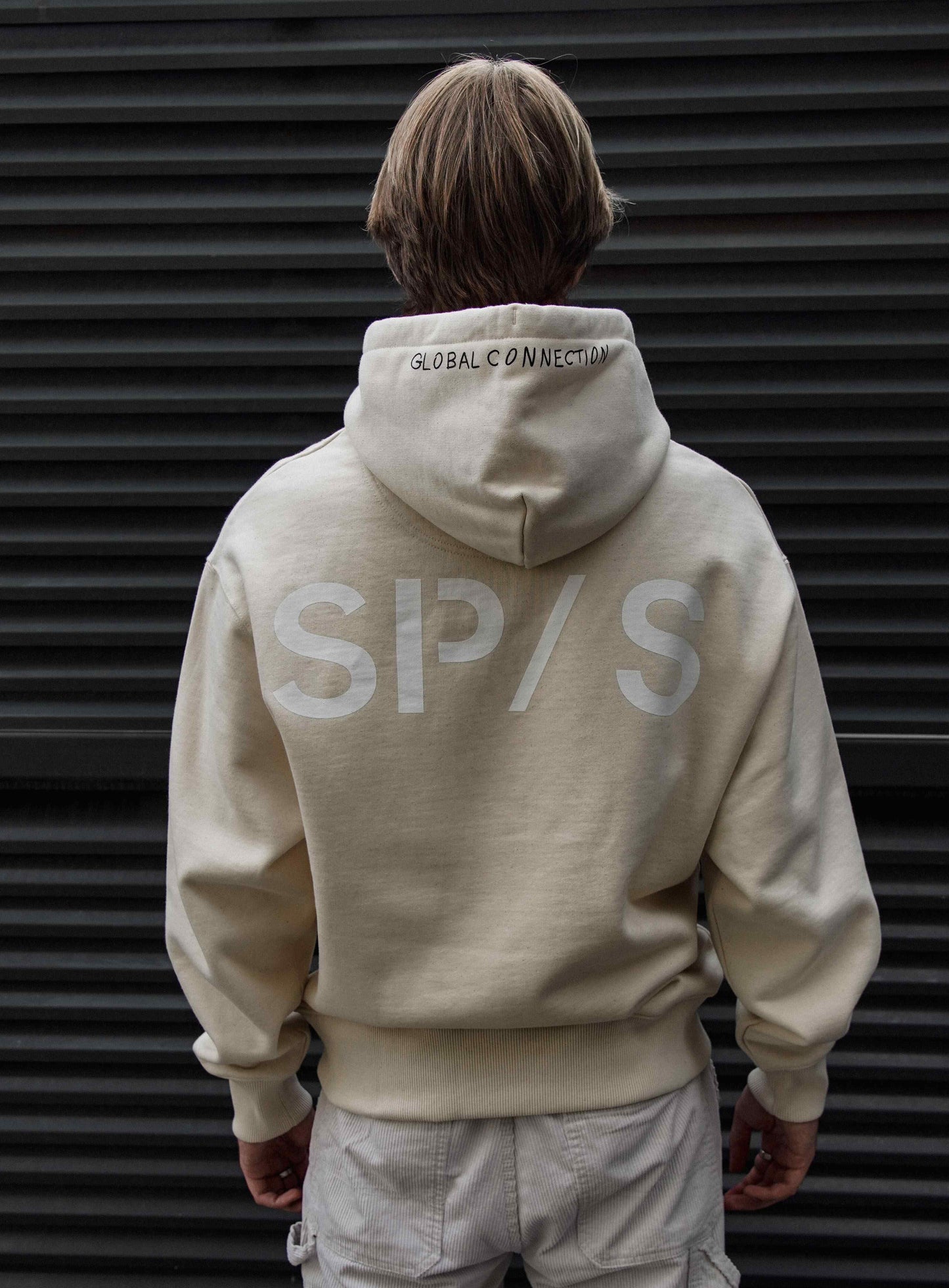 SANS PATRIE/ S Oversized Hoodie /CREAM