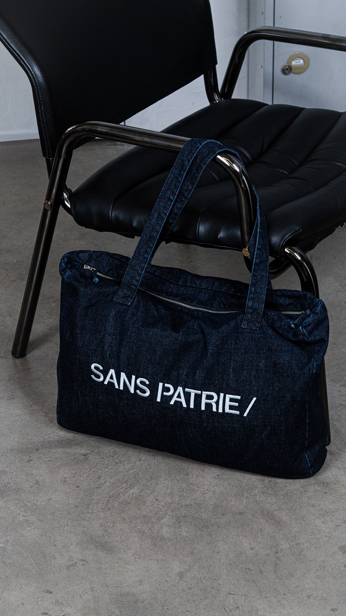SP/ 002 SELVEDGE DENIM TOTE BAG