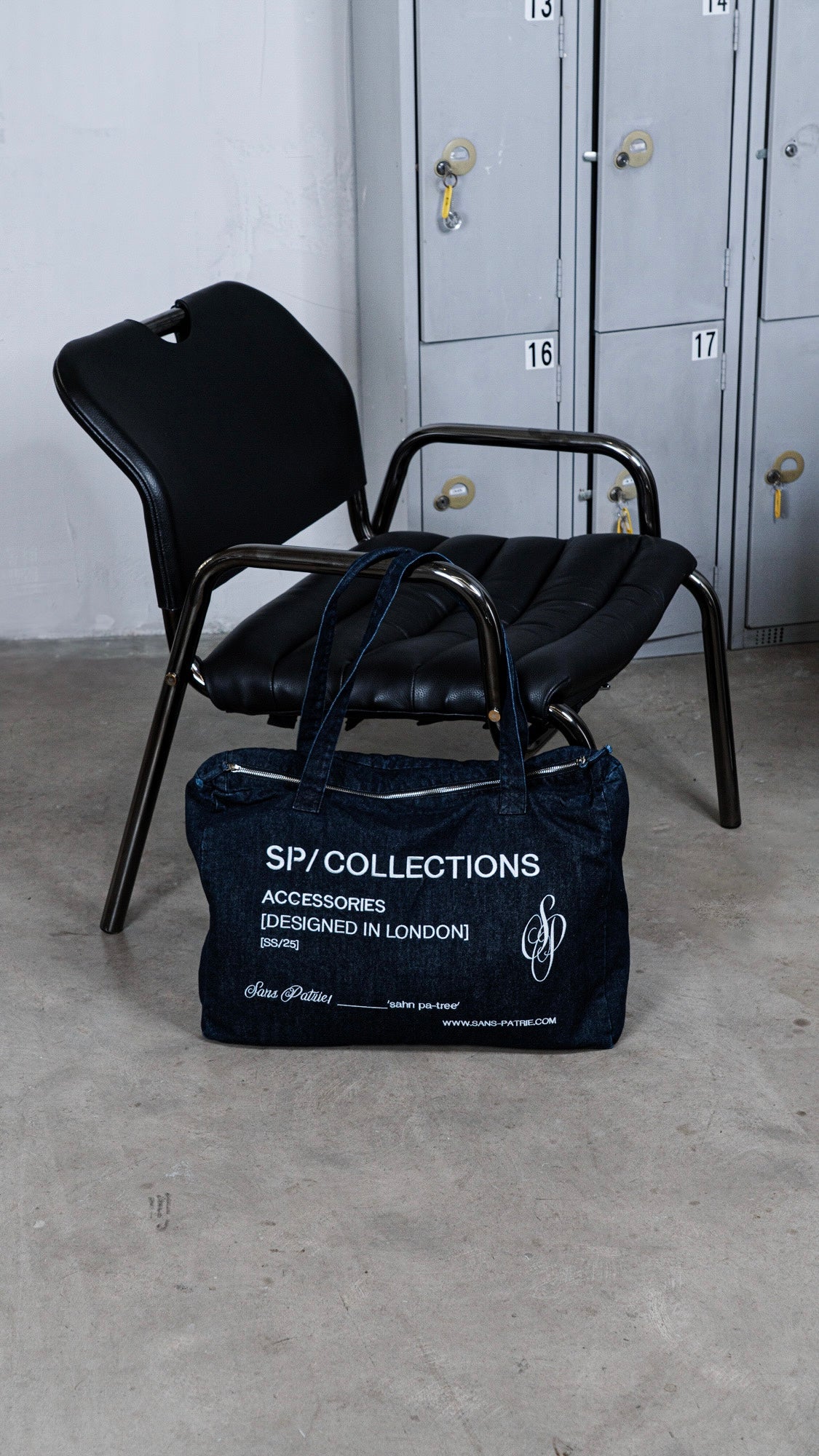 SP/ 002 SELVEDGE DENIM TOTE BAG