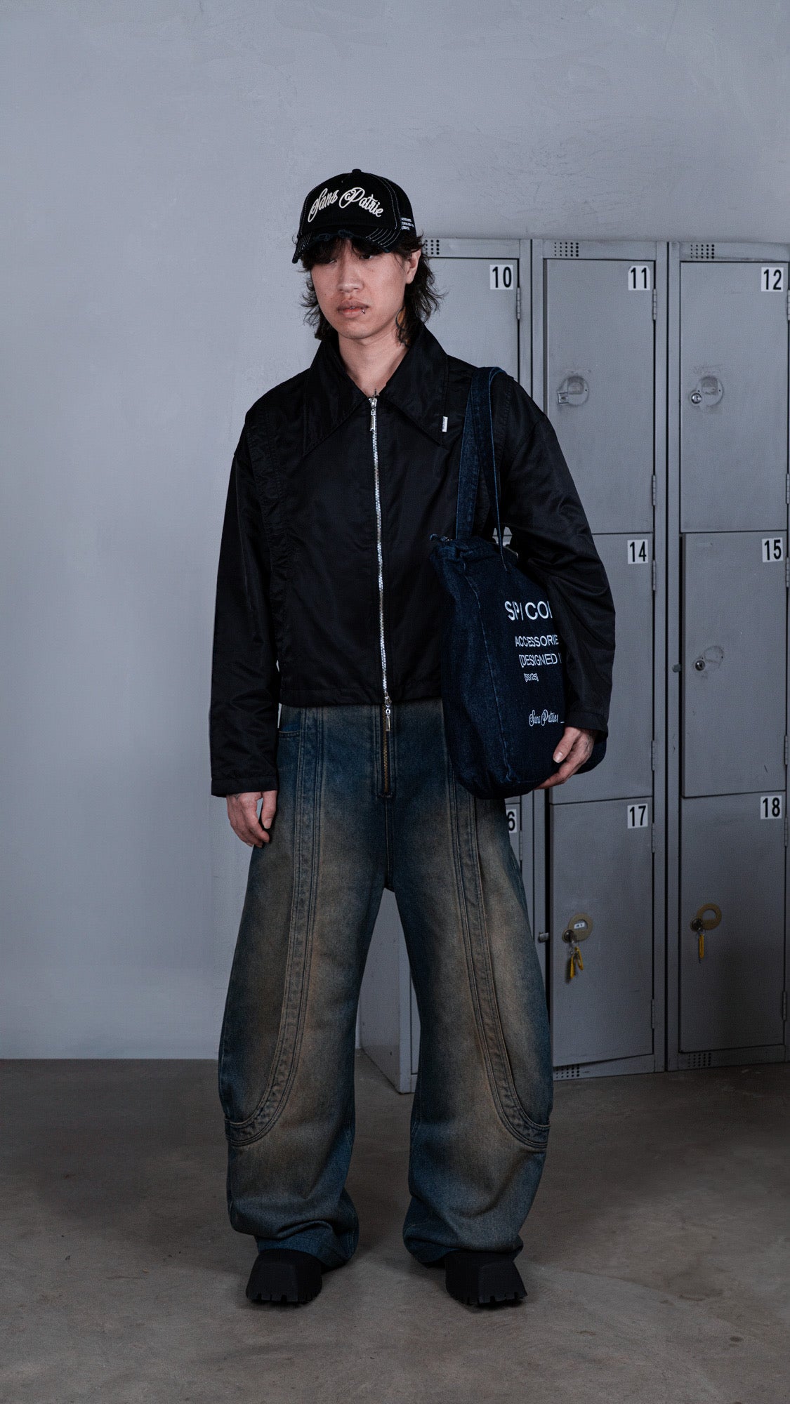 SP/ 002 SELVEDGE DENIM TOTE BAG
