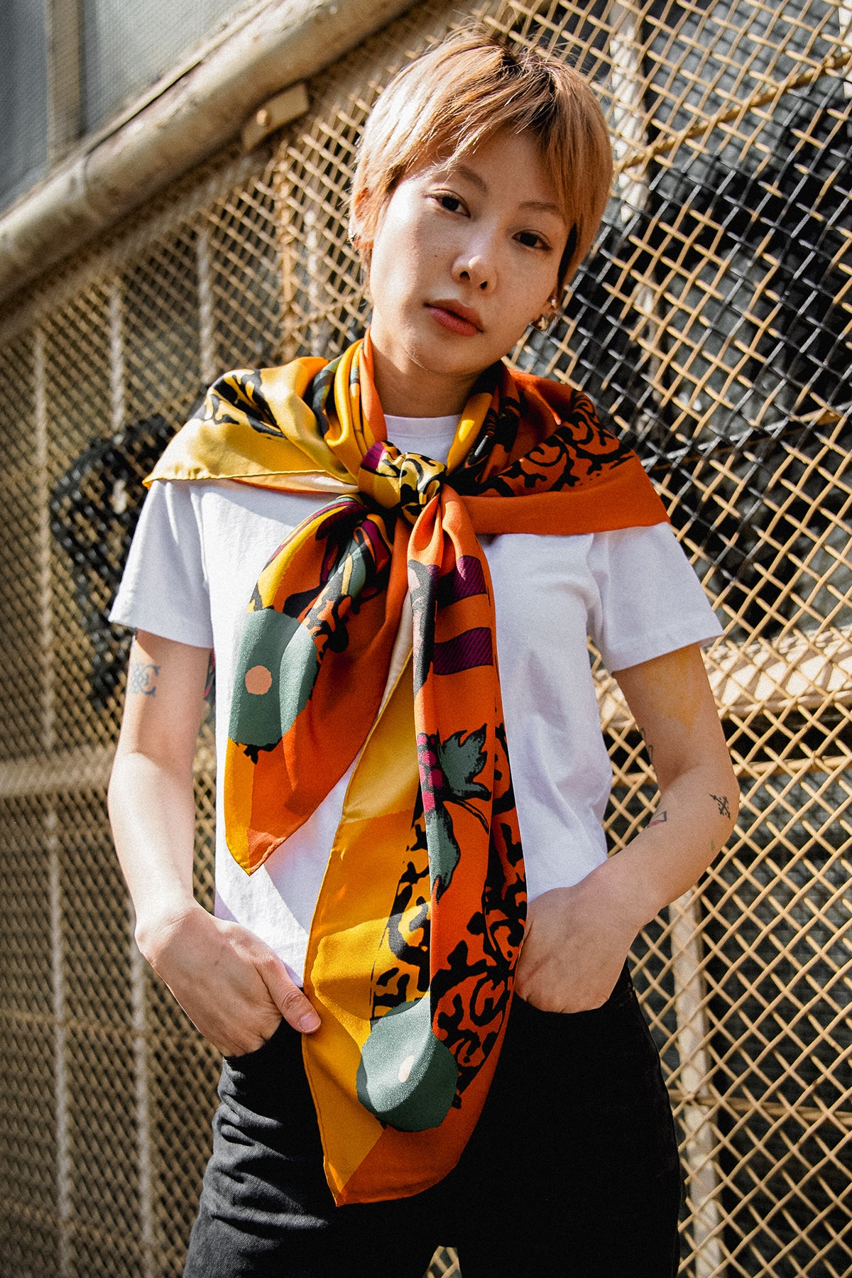 Silk Scarf #1