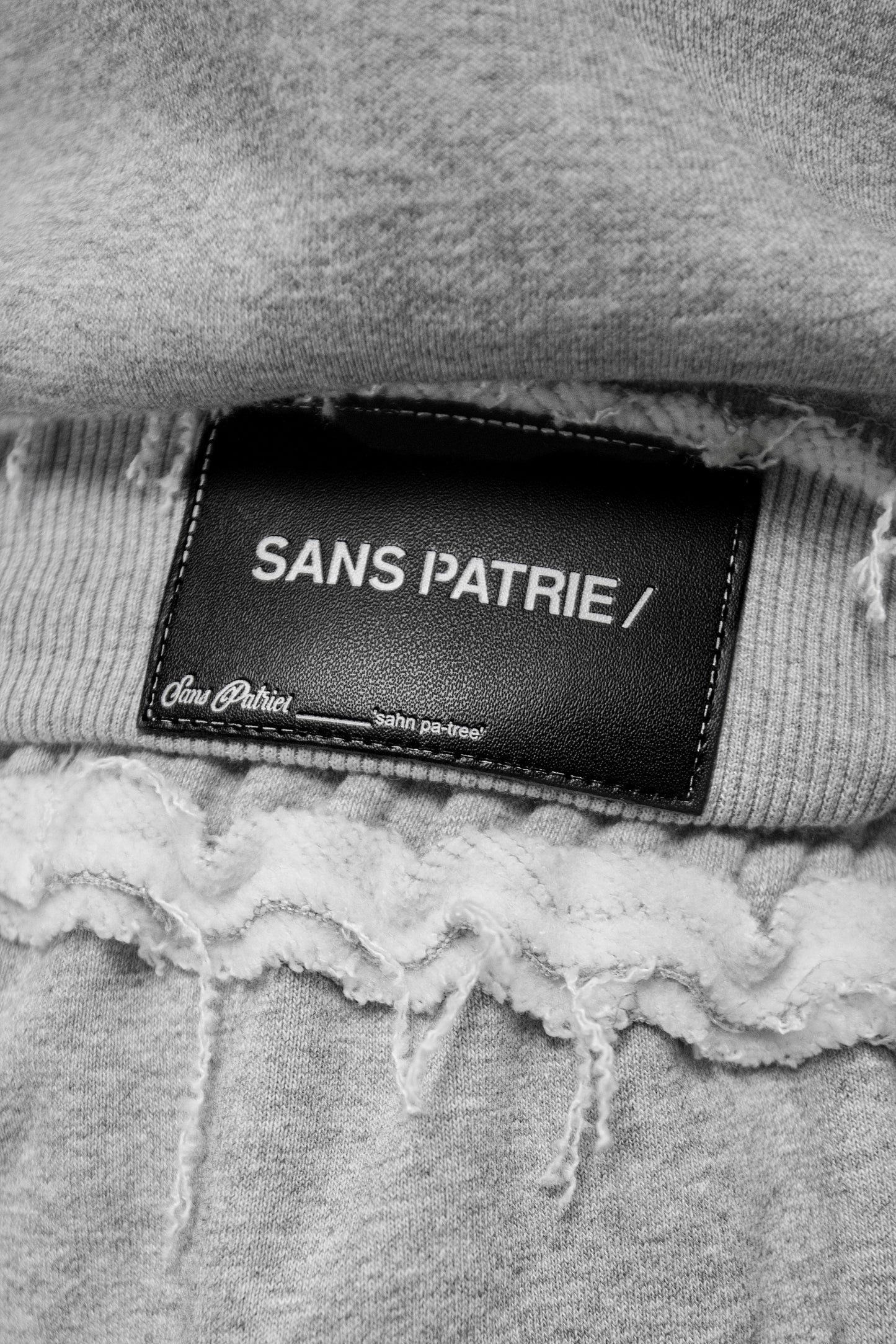 SP/  GREY ZIP UP HOODIE