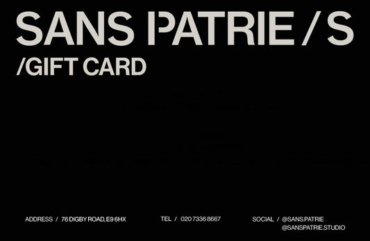 SANS PATRIE/ GIFT CARD